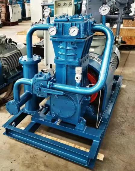 Zw-1.65/3 Liquefied Natural Gas Lng Compressor - 1400x680x900mm, Blue, Belt Driven, Oil-free, 400kg Weight, 380v Ac Power, Silent Operation, 1-year Warranty | Ideal For Filling Stations And Gas Recovery Operations