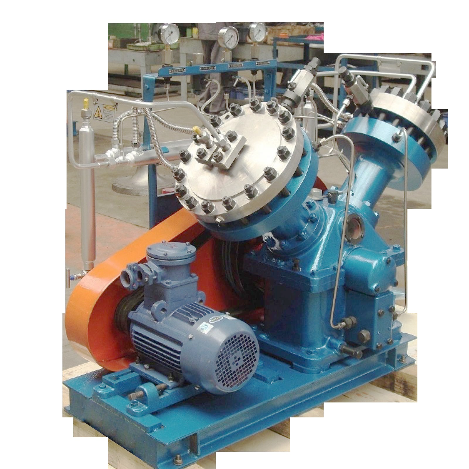 Oil-free 100% Contamination Free Compression Nitrogen Diaphragm Compressor