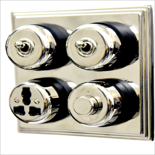 Bright Chrome Finish Switch Application: Industrial And Commercial