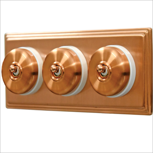 Rose Gold Finish Heritage Dolly Switch Application: Industrial And Commercial