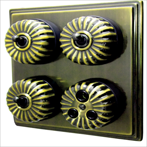 Antique Brass Finish Heritage Switch Application: Industrial And Commercial