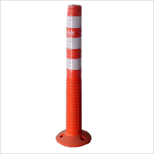 Flexible Spring Post - Pliant Material, Highly Reflective Heat Transfer Sheet , Easy Installation for Road Safety, Weather Resistant, Collision Recovery