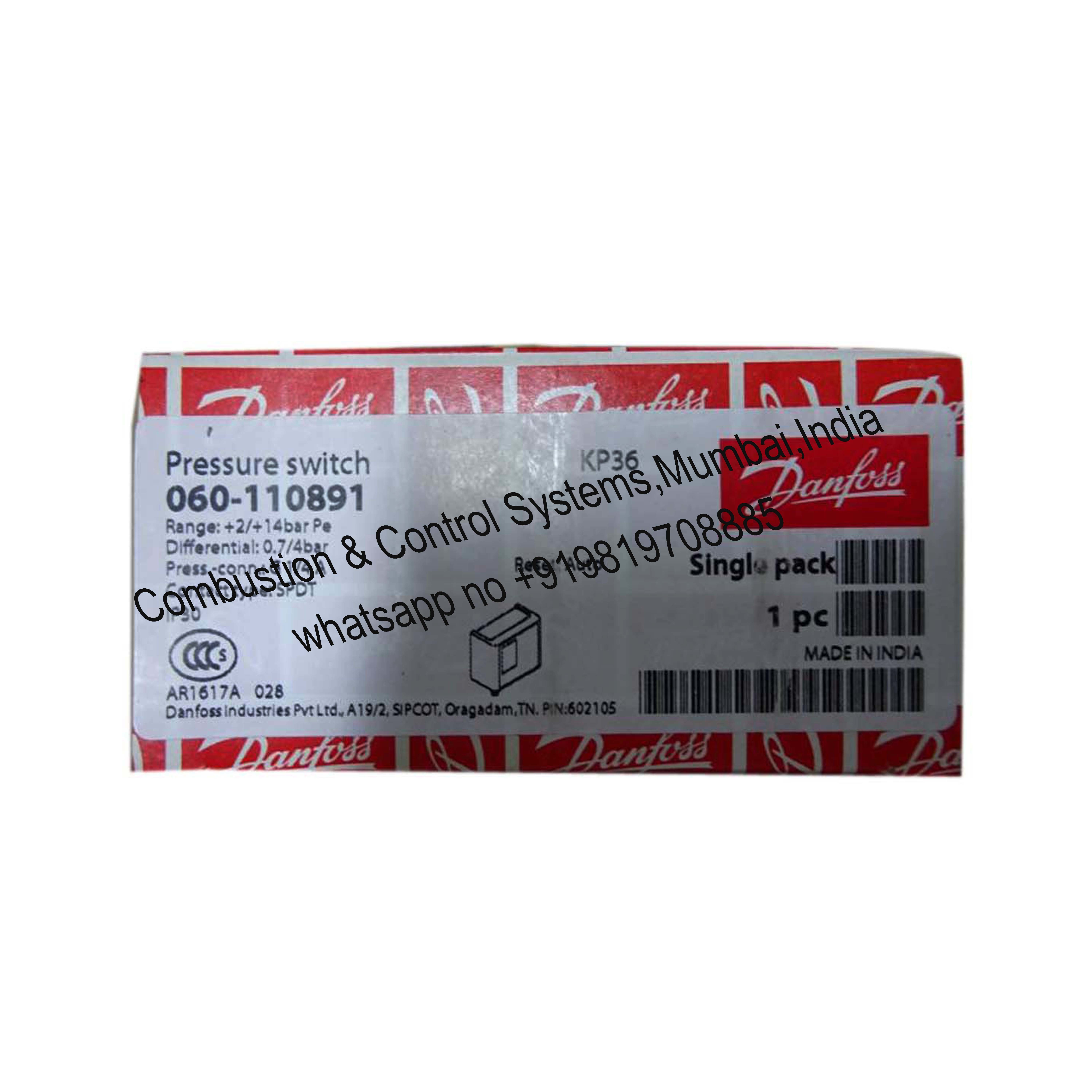 Kp 36 Danfoss Pressure Switch Usage: Industrial