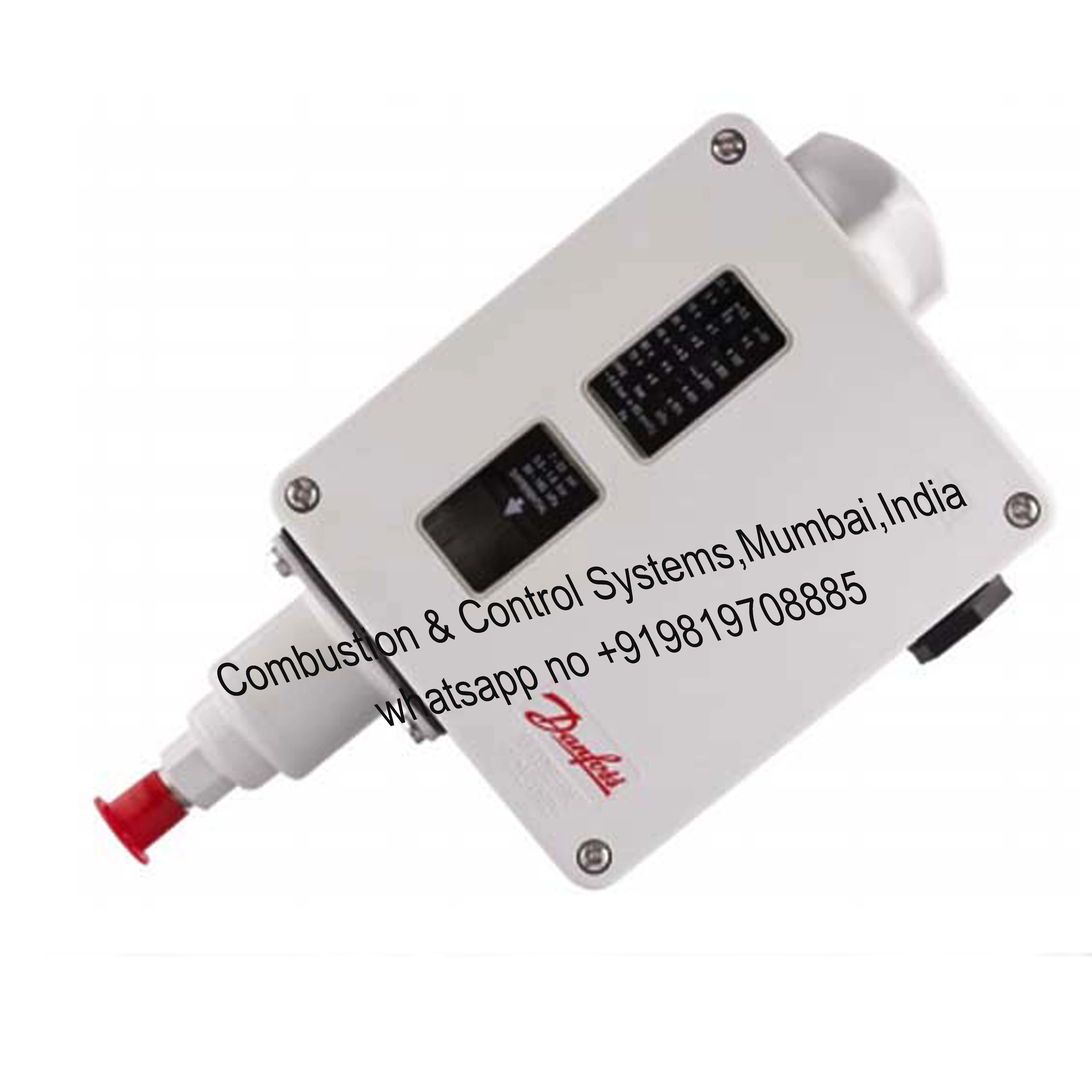 Rt116 Danfoss Pressure Switch - Durable Pressure Controlled, White | Industrial & Marine Use, Safety Pressure Regulation For Steam Boiler Systems