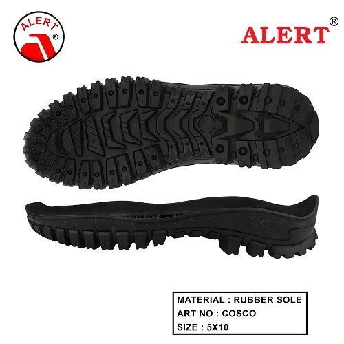 Rubber Shoe Sole - Durable Rubber, Black Color | Excellent Abrasion Resistance, Tear Strength, Waterproof and Flexible Design