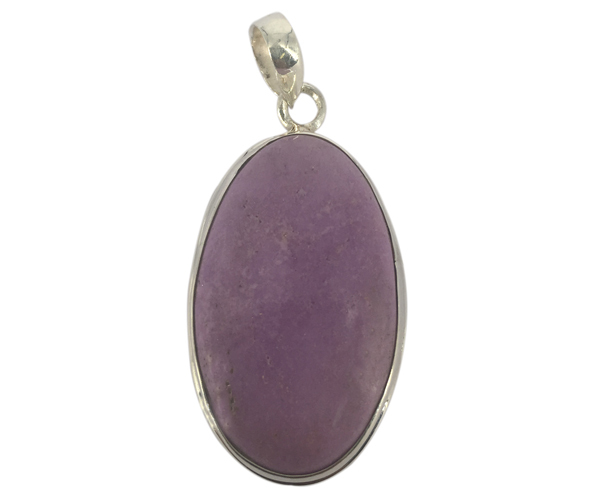 Purple Cacoxenite 925 Silver Gemstone Pendant