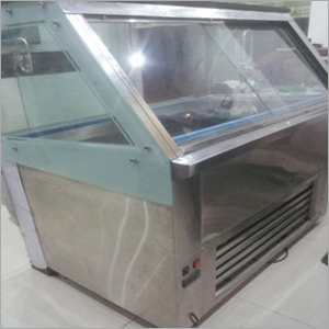 Metal And Glass Deep Freezer
