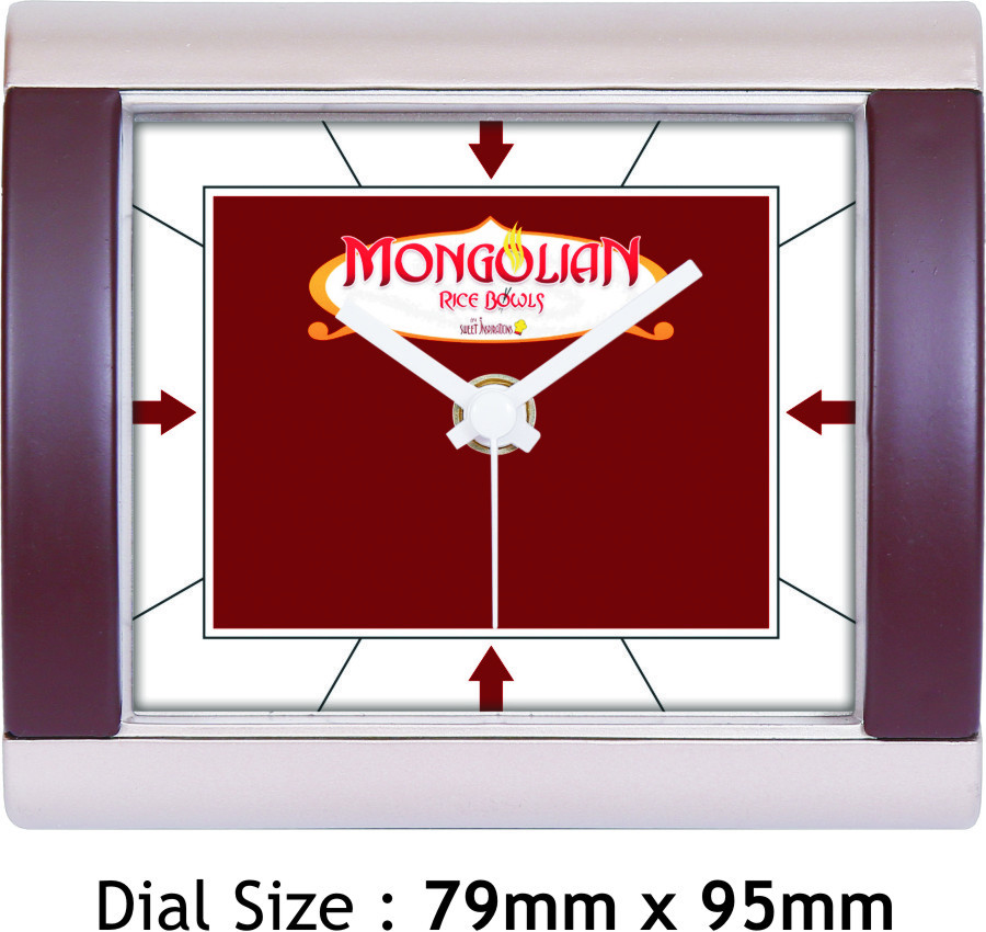 Table Clock - Plastic, Digital Design | Customizable, Bulk Quantity, Limited Edition Luxury Promotional Gift Item