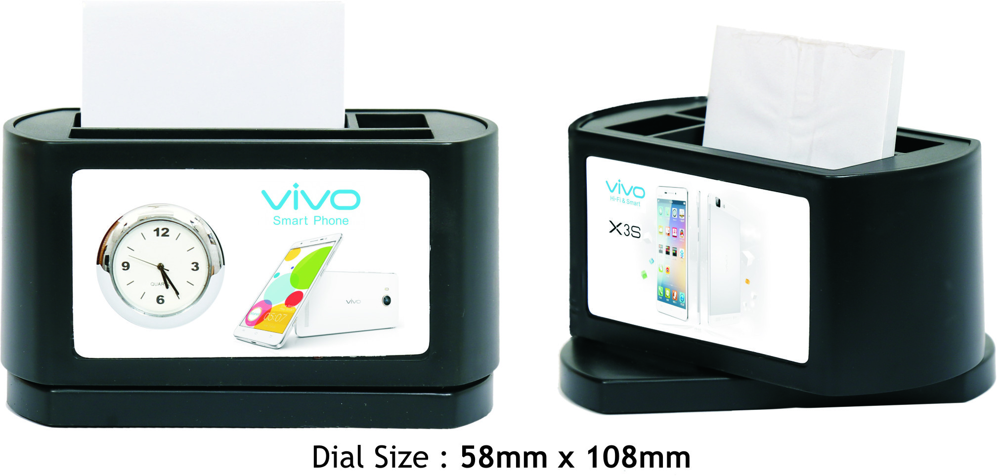 Table Clock - Plastics , Elegant Design With Clear Numerical Display And Elegant Color Accents For Modern Interiors