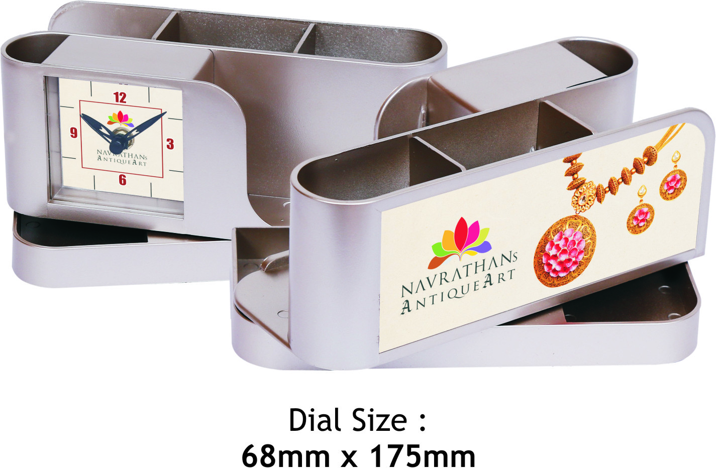 Table Clock - Plastic Material | Modern Design, Reliable Timekeeping, Ideal For Home And Office Use