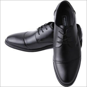 Men's Leather Formal Shoes - Premium Leather, All Sizes Available | Sleek Black Design for All Seasons
