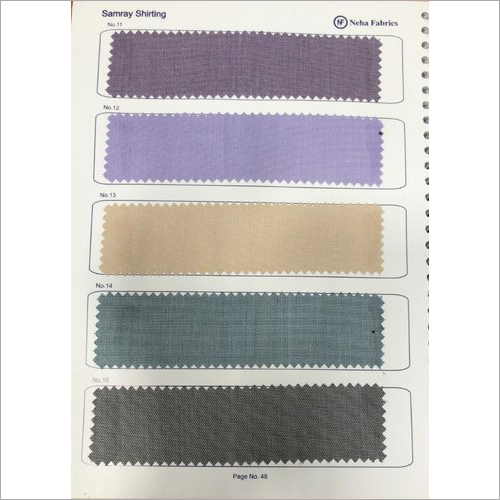 Washable Plain Uniform Shirting Fabric