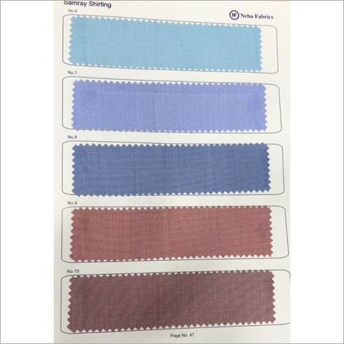 Washable Plain Uniform Shirting Fabric