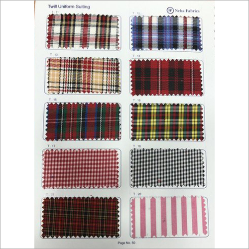 Washable Suiting Twill Fabric