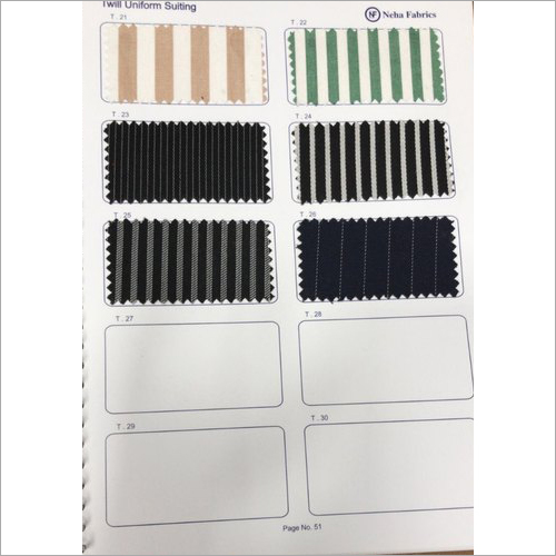 Washable Suiting Twill Fabric