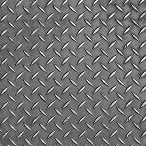 Mild Steel Chequered Plate - Polished Finish, Customizable Thickness for Industrial Applications | Durable and Versatile Design