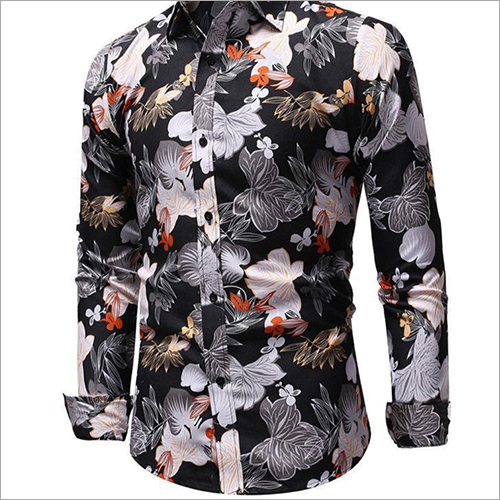 Cotton Mens Printed Shirt