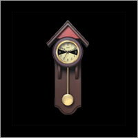 Pendulum Clock - Metal & Wood, 12x6x2 Inches, Brown | Elegant Design, Durable Material, Precise Timekeeping, Quiet Operation, Easy Installation