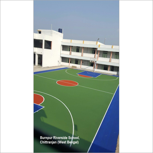 Synthetic Acrylic Basketball Court Flooring Size: 7200 Square Feet