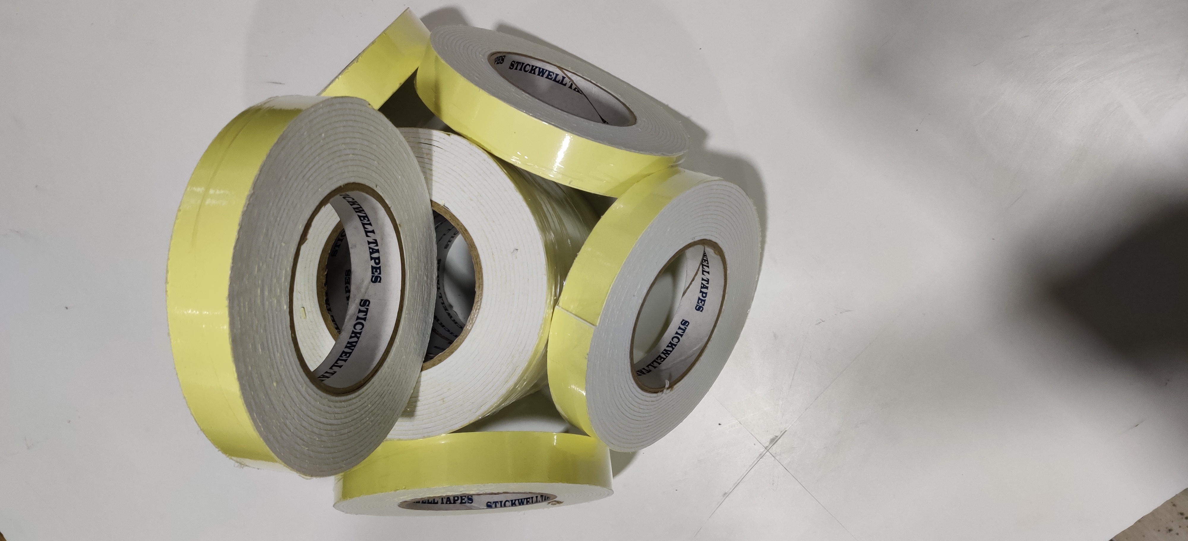 Double Sided Foam Tape - Other Material, Yellow Color | Double-sided Adhesive For Versatile Applications