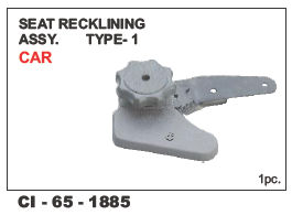 Seat Recklining Assy Type-1 Car L/r Vehicle Type: 4 Wheeler