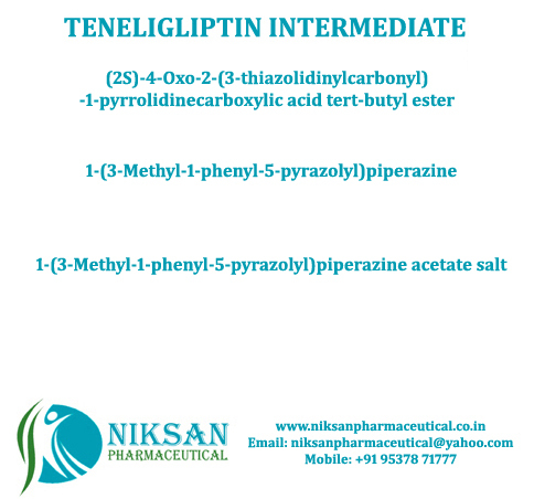 टेनेलिग्लिप्टिन इंटरमीडिएट्स