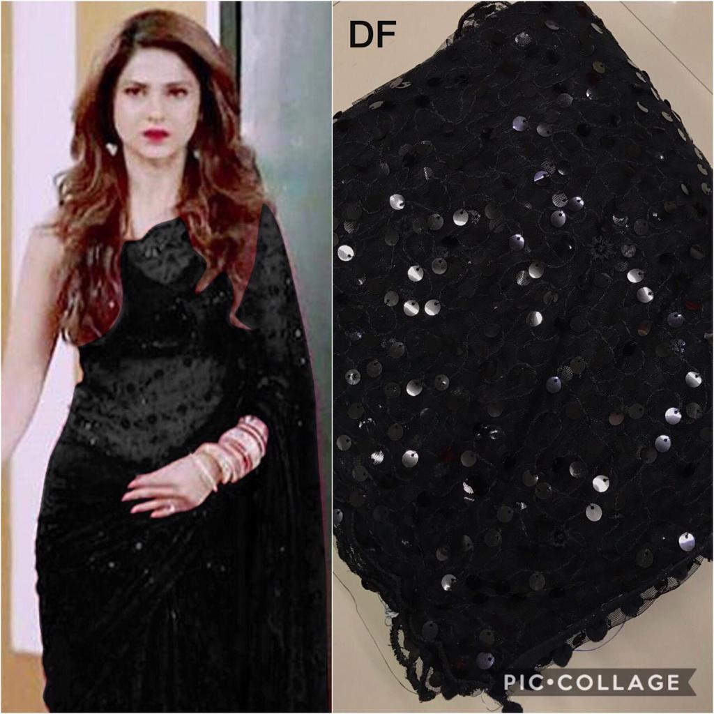 Net With Heavy Embrodery Sequence Machinery Work