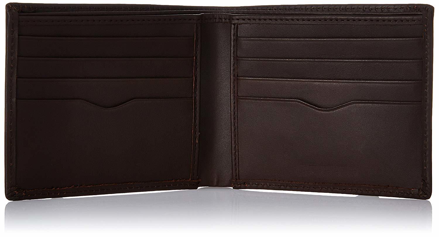 Black Men's Wallet - Brown