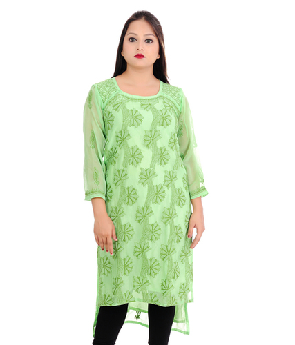 Washable Lucknowi Chikan Kurti