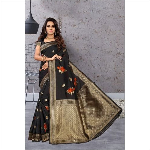 बनारसी सिल्क रिच वीविंग साड़ी