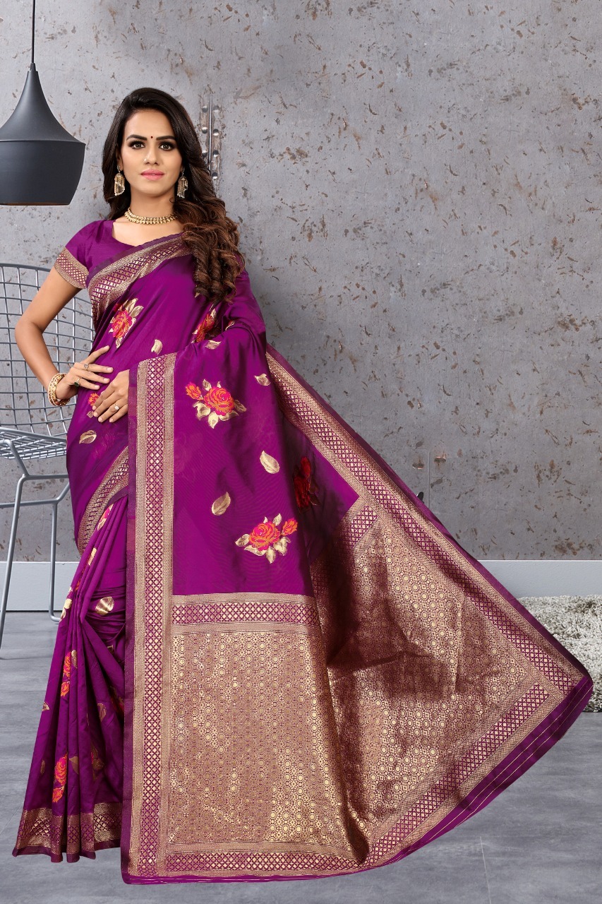 Dry Cleaning Banarasi Silk Rich Weaving Saree