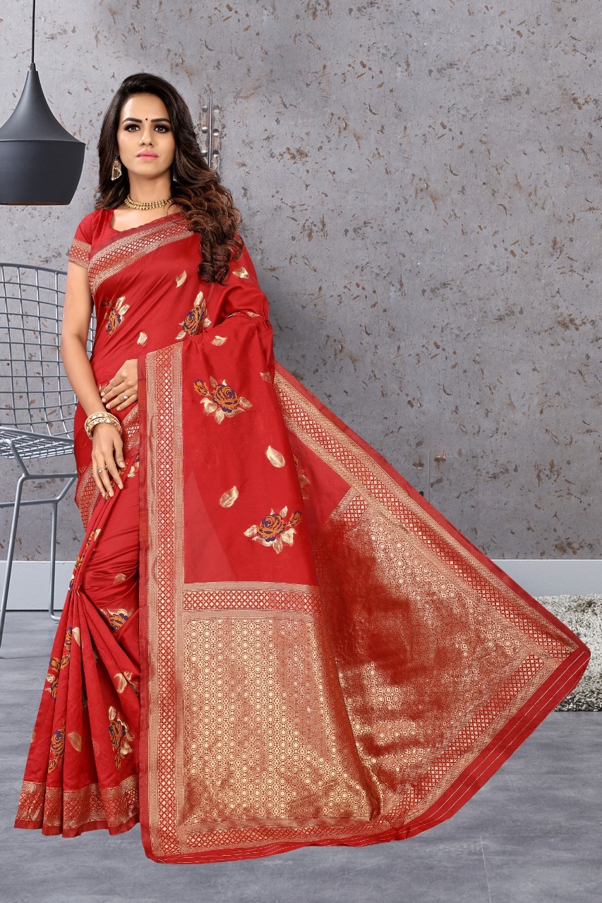 Dry Cleaning Banarasi Silk Rich Weaving Saree