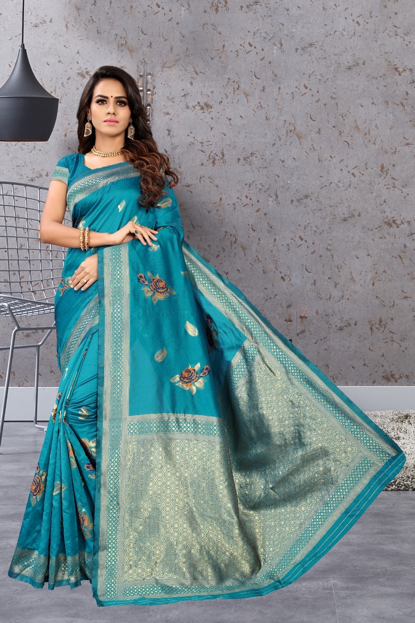 Dry Cleaning Banarasi Silk Rich Weaving Saree