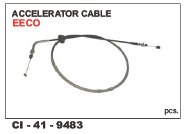 एक्सेलेरेटर केबल इको वाहन प्रकार: 4 व्हीलर