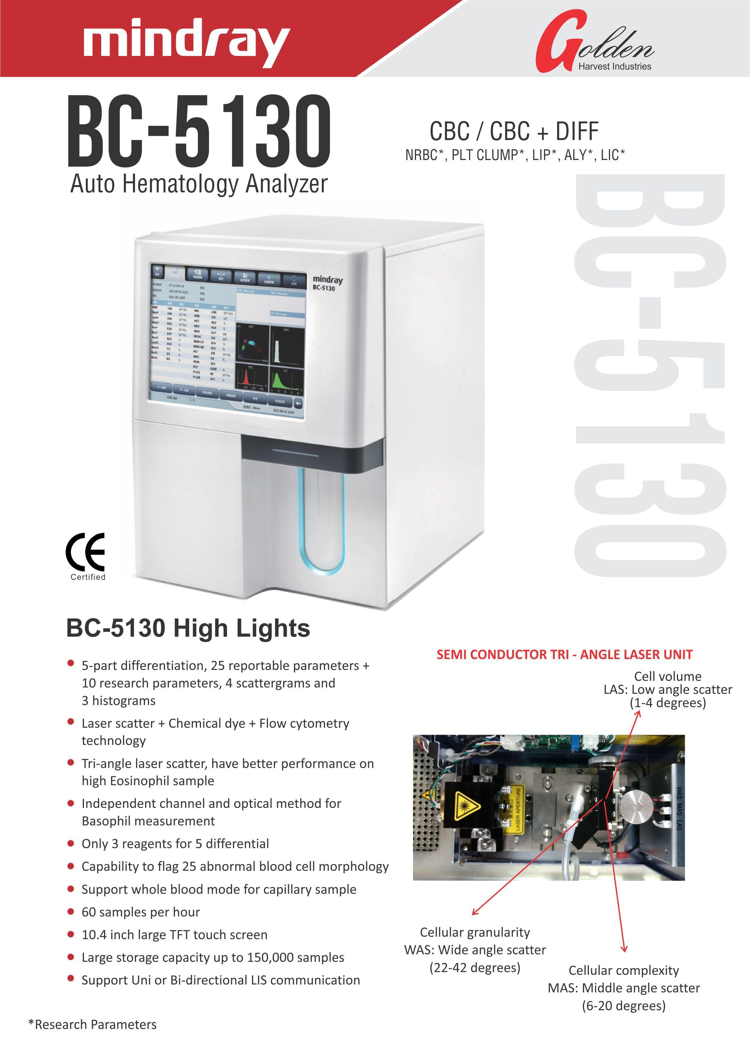 Fully Automated Hematology Cell Counter
