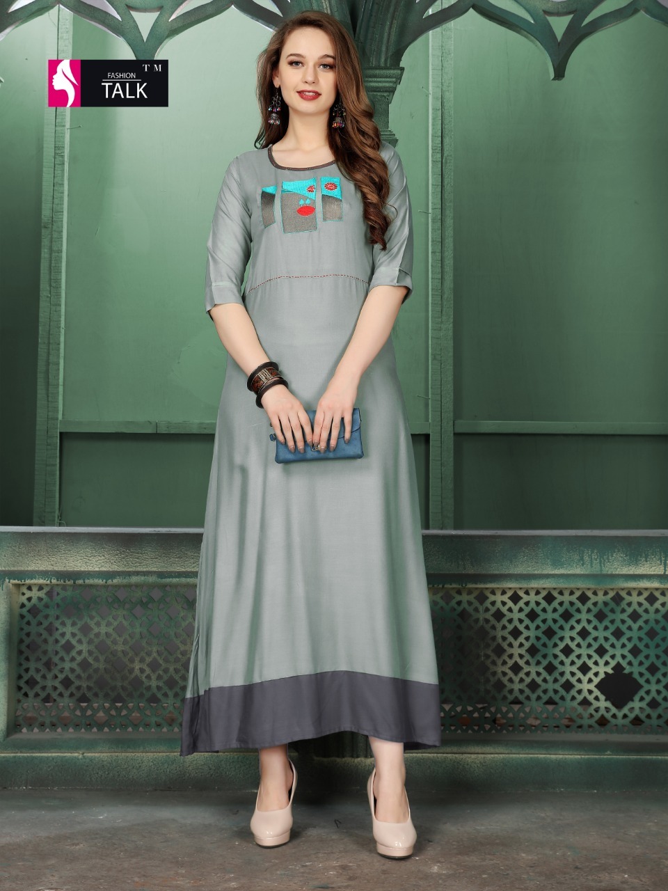Dry Cleaning Rayon Print Wholesale Kurti