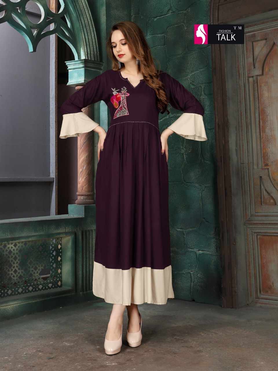 Dry Cleaning Rayon Print Wholesale Kurti