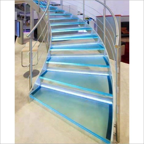 Stainless Steel Glass Stair Railing