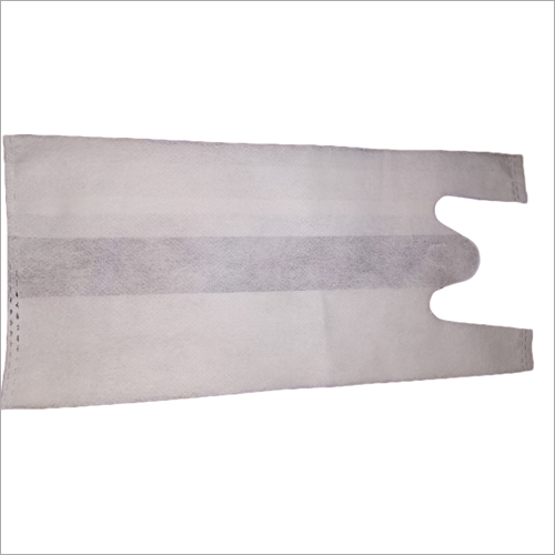 W Cut Non Woven Bag - Non Woven Fabric, With Handle Style | Ideal for Household Shopping Use