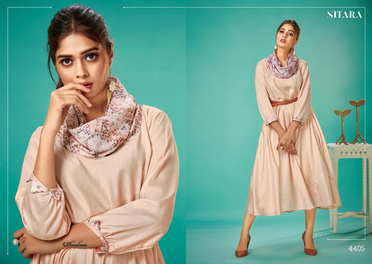Dry Cleaning Variety Of Exclusive Fabrics Digital Print Daily Wear Stylish Kurti With Scarf