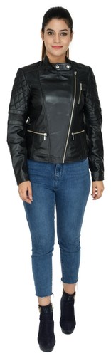 Leather Women Black Jacket