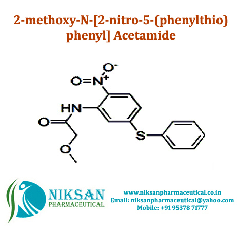 2-methoxy-n-[2-nitro-5-(phenylthio)phenyl]acetamid - Cas No: 63470-85-9