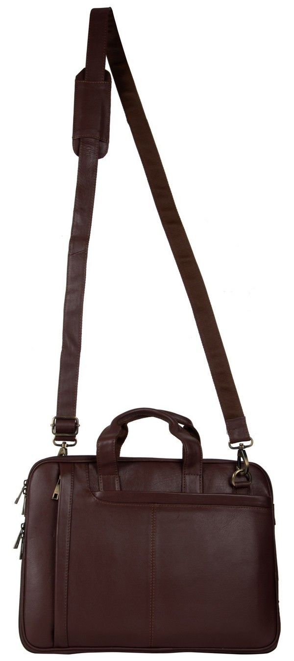 Leather Laptop Bag Brawn
