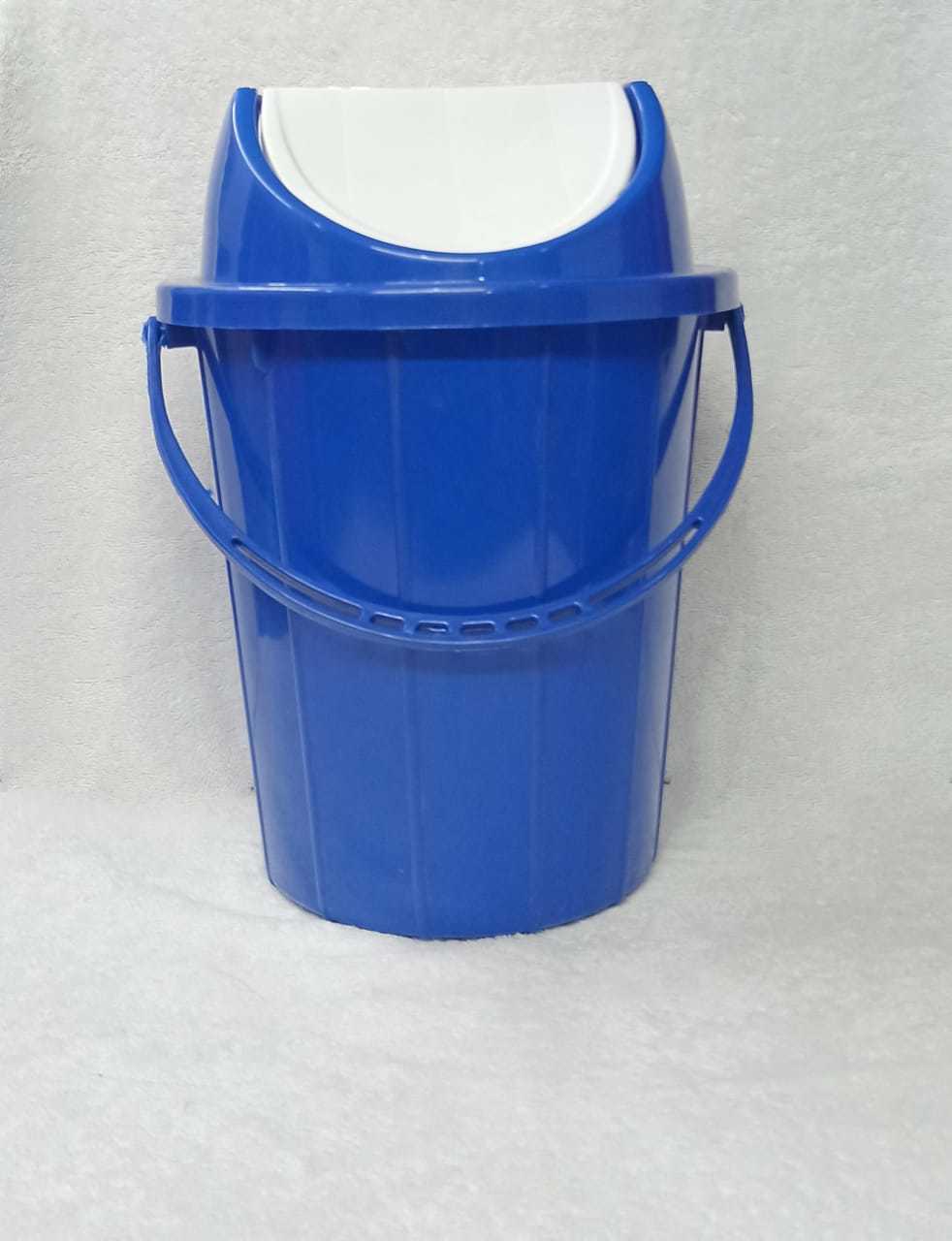 Small Plastic Dustbin - Plastic, 10-40 Litre, Available In Red, Blue, Green, Yellow | Durable, Portable, Customizable For Domestic Use