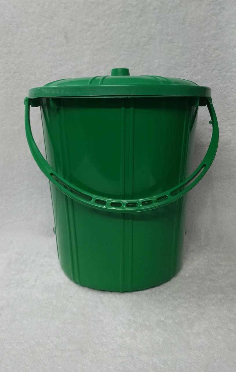 Small Plastic Dustbin - Plastic, 10-40 Litre, Available In Red, Blue, Green, Yellow | Durable, Portable, Customizable For Domestic Use