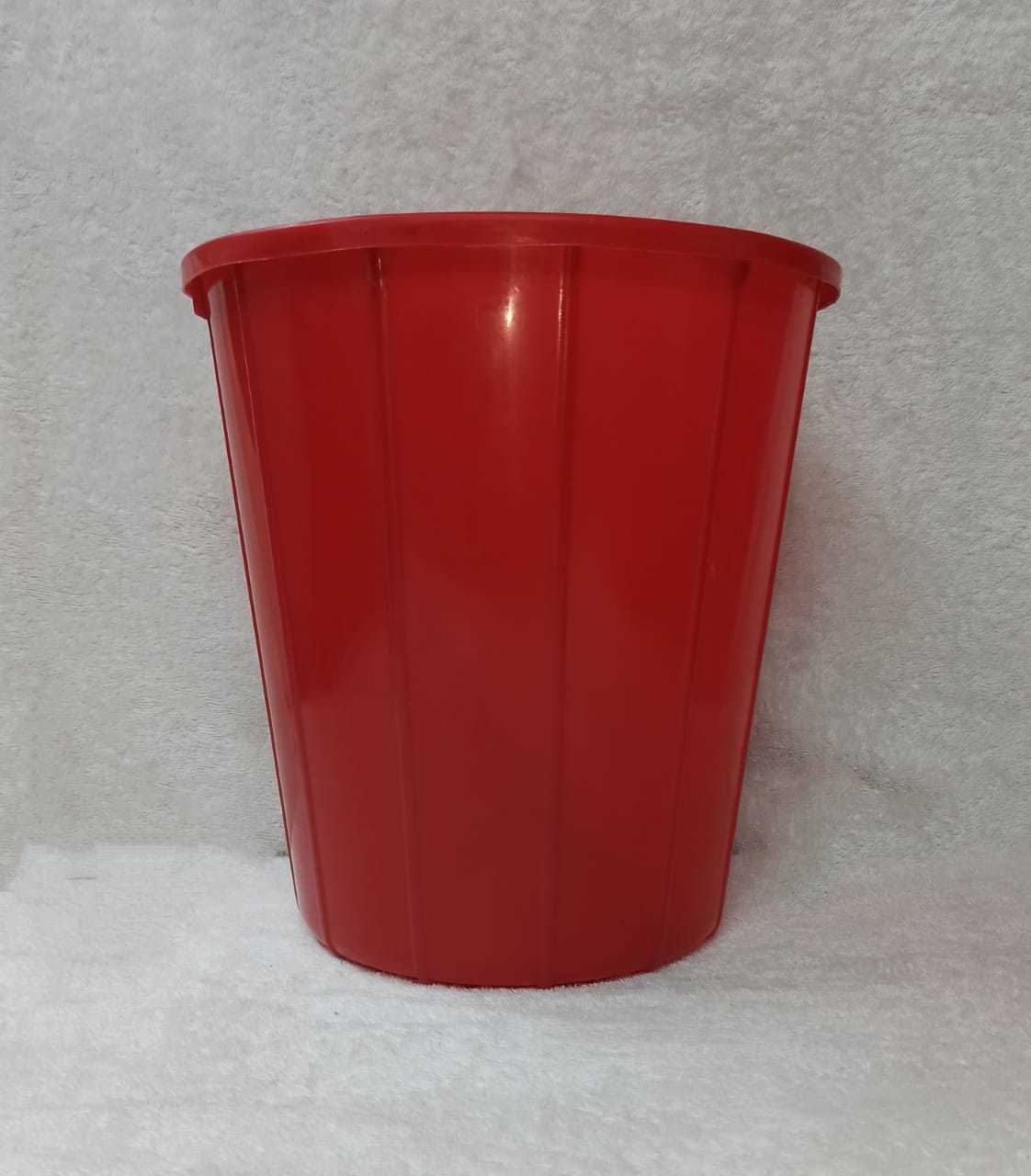 Small Plastic Dustbin - Plastic, 10-40 Litre, Available In Red, Blue, Green, Yellow | Durable, Portable, Customizable For Domestic Use