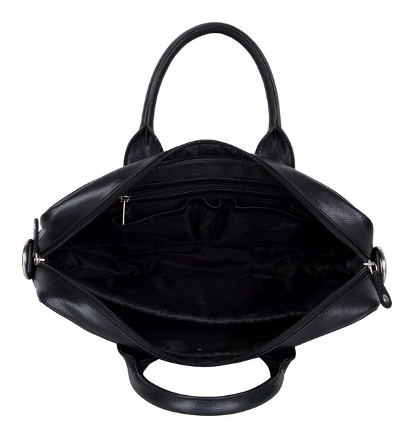 Leather Black Laptop Bag