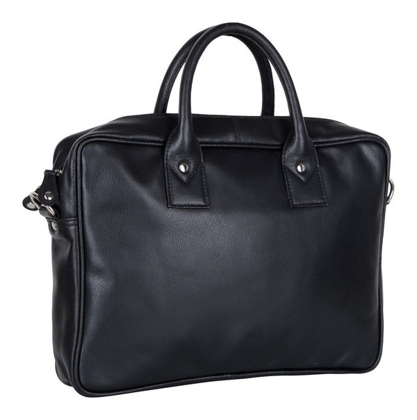 Leather Black Laptop Bag