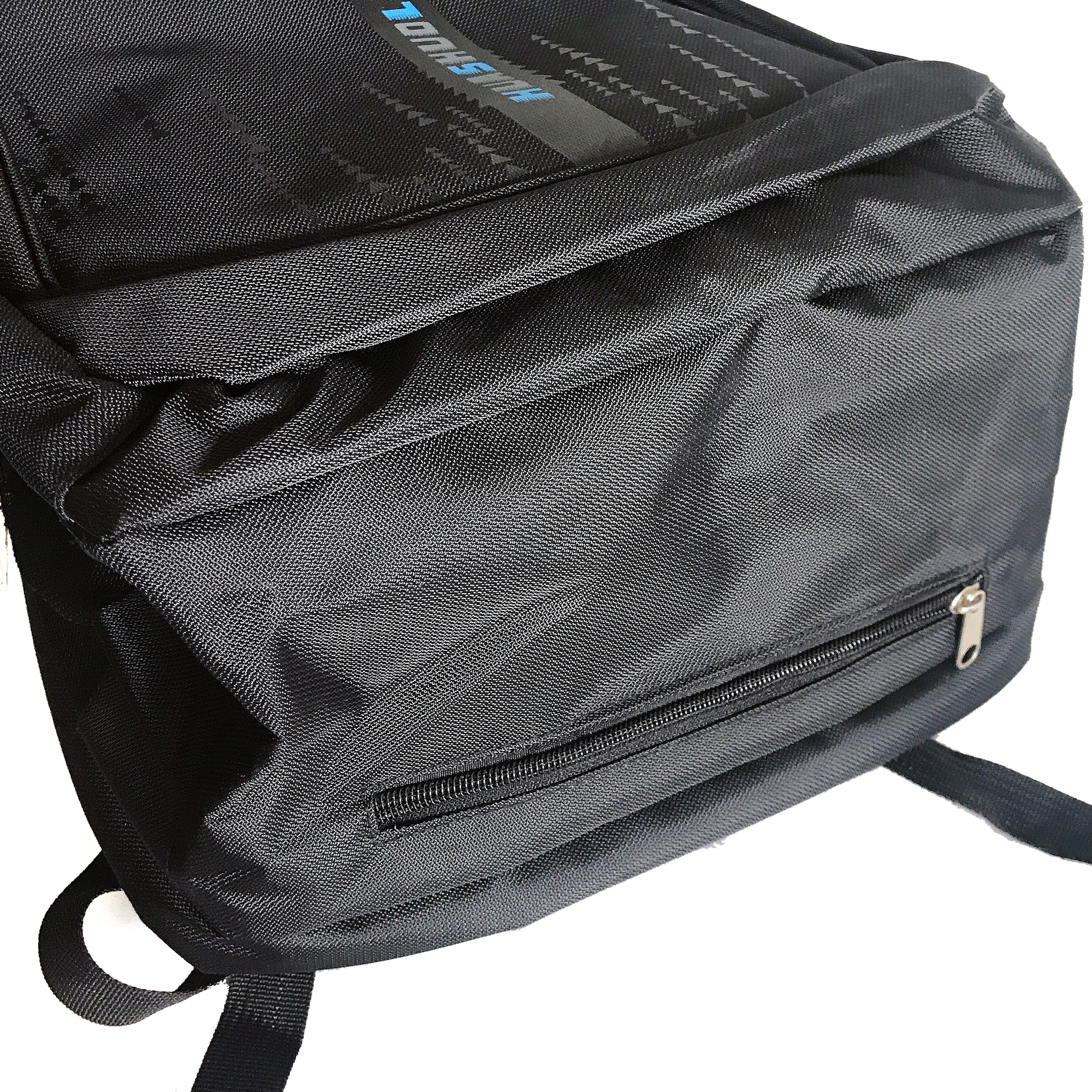 Unisex Backpack - Cotton Fabric, 43x29x20 Cm, Available In Yellow, Blue, Green, Grey | Zipper Top, Custom Design Options, Casual Use