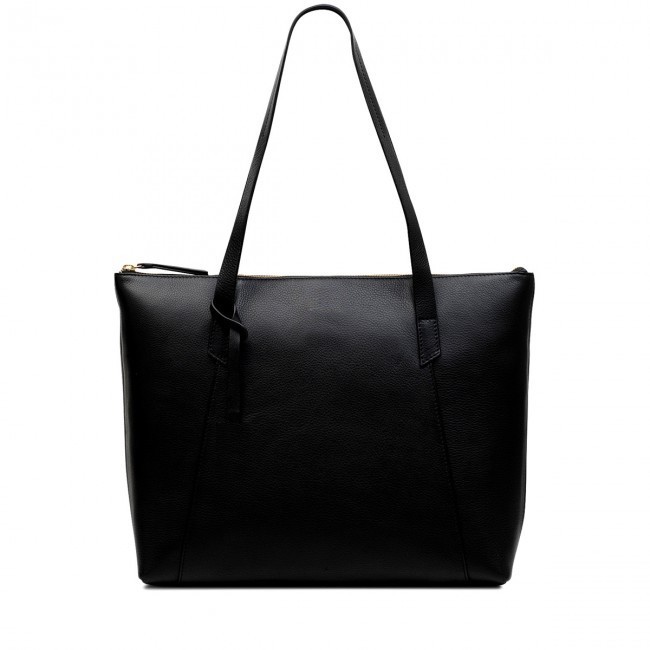 Genuine Leather Ziptop Tote - H33 X W37 X D13.5cm | Elegant Design, Handmade Craftsmanship, Versatile Storage For Laptops And Essentials